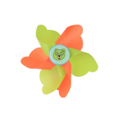 [나르고] 킥보드 바람개비 기둥형 핸들형, 1개, 곰돌이