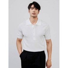 2026男士夏季POLO衫 短袖 涼感針織 灰色 商務修身 簡約有領T恤