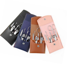 레인보우 손톱깍기 7종세트 네일케어, 1개, 블랙