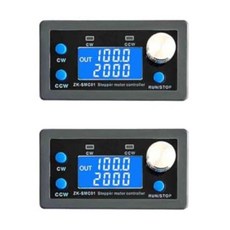 2PCS ZK-01 DC 5-30V CNC 스테퍼 모터 컨트롤러 1128 마이크로 스텝 해상도 순방향 후진 지연 시간 각도 속도 제어 모듈