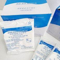 [캐주얼헬스] 대한위재 멸균거즈 소독거즈 4인치 9.5cm 20포x 5매입, 2세트, 20개입