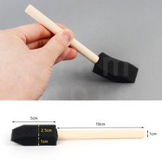 반이몰 스펀지붓 페인트붓 폼브러쉬 25MM 1P 스폰지붓, 1개