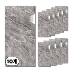 에이제이케이 [정품] 붙이는 접착식 데코 타일 폼블럭 대리석 타일시트지, 마블 브라운, 10개