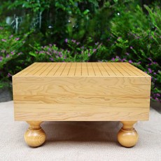 바둑판 고급 기원용 가정용 선물용 원목 두꺼운, 1개, 15cm 신토레야 단판 고피어