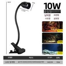 어항스팟조명 LED 수초등 램프 수초 스팟 스펙트럼, 1개, 기본 색상