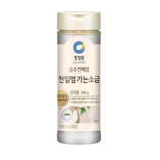 [골목마트] 대상 청정원 천일염 요리용 가는소금, 190g, 2개