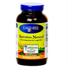 EARTHRISE 螺旋藻膠囊 600mg, 1個, 150 件