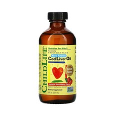 [차일드라이프] 대구간유오일 딸기맛 237mlX3개, 1개, 237ml