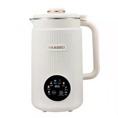OKAOECI 全自動多功能豆漿機 乾豆免泡 免過濾 輔食/果汁/米糊機, 1.6L