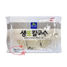 면사랑 생칼국수, 1kg, 3개