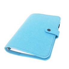 A6/ A5 6홀 펠트 커버 라운드 링 뷰 바인더 파일 폴더 루스 리프 시트 프로텍터/노트북 리필/DIY 스크랩북/바인더 커버 프로텍터 (다크 섀도우 A5 미니 세트), A5 mini set, 물병자리