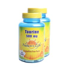 Nature's Life 牛磺酸 500mg 膠囊, 100 件, 2個