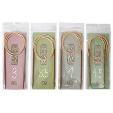brand yarn 竹製輪針4件組, 1套