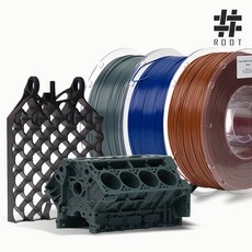 [Root 3D] 고강도 저수축 ABS Pro 필라멘트 1kg 1.75mm, 핑크