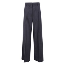 필리파K 다시 핀스트라이프 플리츠 팬츠