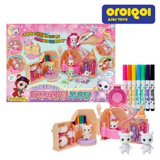 꼬미마녀라라 매직 페인팅 목욕탕 /시즌2 꼬마마녀라라 그림그리기, 단품없음, 1개