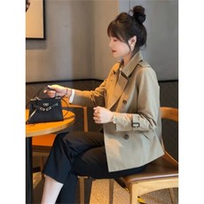 短款風衣外套女