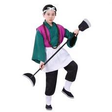 兒童古裝表演服裝 兒童舞台劇服裝 萬聖節角色扮演服裝