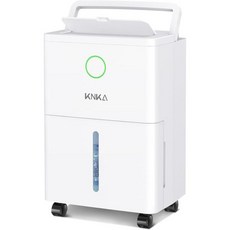KNKA 1600평방피트(지하실용) 제습기 가정용 21파인트(배수 호스 포함) 연속 배수 세척 가능한 필터 스마트 습도 조절 장치 침실 욕실 넓은 방에 적합, KNKA 1600평방피트(지하실용) 제습기, 가정용 2
