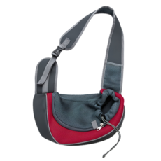 반려동물 고양이 포대기 이동가방 애견 산책 슬링백 앞가방, 1개, 빨간색