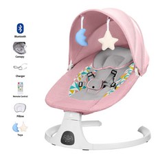 수면용품 신생아 전동 요람 흔들의자 다기능, MAX 스탠다드 모델 체크무늬 B