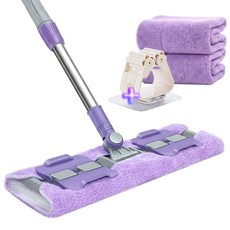 필인어스 360회전 밀대걸레 + 극세사 패드 2매, 1개