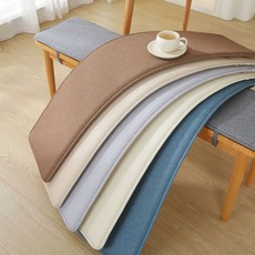 긴의자 벤치 쿠션 커버 방석 벤치패드 카페, 1개, 3. 30x80cm 코튼 린넨 롱 쿠션-딥그레이