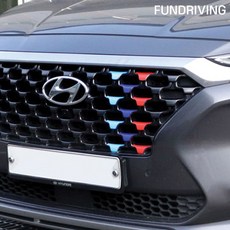 싼타페TM 컬러 포인트 그릴 스티커, 상품선택, 프랑스(운전석), 1개