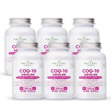 내추럴이믹스 코엔자임 큐텐 30g, 60정, 6개