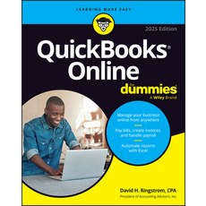 (영문도서) QuickBooks Online for Dummies 2025 Edition Paperback, English, 9781394282029