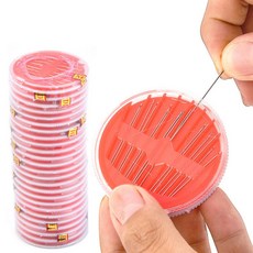 바느질 세트 16종 케이스 포함 반짇고리함 바느질용품 바늘쌈지 바느질도구, 랜덤, 1개