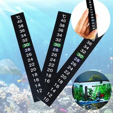 엘빈 스티커형 어항 온도계 온도라벨