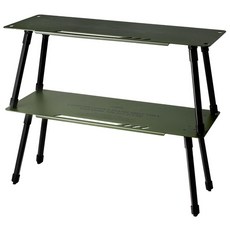 카고컨테이너 캠핑 선반 쉘프 사이드 보조 접이식 좌식 테이블 마스터쉘프테이블 (1세트 2개입), 카키 2개입