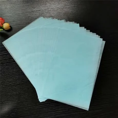 100 매/많은 A4/A5 반투명 포장지 티슈 페이퍼 북마크 선물 과일 꽃 재료, 07 100pcs A5 Light blue