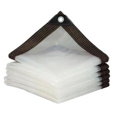 투명 방수포 4x10m 옥상 덮개 시트 비닐 야외 4m 발코니 1m 방수, I. 투명 36