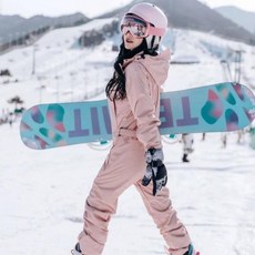스노우보드복 점프슈트 일체형 따뜻한 보온 스키복 방한복