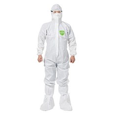 모다 3000 일회형 보호복 원피스 작업복 방진복 방역복 도장복 사이즈, 1개