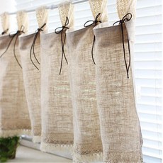 주방 창문 내추럴 린넨 레이스 바란스커튼 카페장식 하프커튼