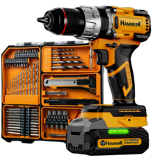 해머크 21V 무선 전동드릴 85N 가정용 전동 드라이버, 1개