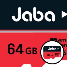 JABA 64GB MicroSD 카드 MicroSD 메모리카드 64GB TLC Class 10 데이터 저장 고속 전송 모바일 저장 카메라 메모리 UHS I dda+60628TC
