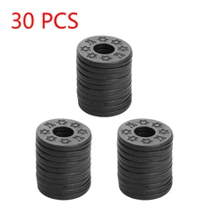 10-50Pcs 고무 기타 스트랩 잠금 블록 어쿠스틱 일렉트릭 기타베이스 경량 음악 요소 액세서리, 01 China Mainland, 03 30PCS