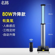 공간 살균기 자외선 스탠드 150W 전신소독기 출입구 자동차, B. 오존 기능이 있는 80W 리프팅 모델인체