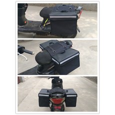 機車外送保溫箱 60/80L大容量 防水加厚, 黑色(兩邊各30L共60L)