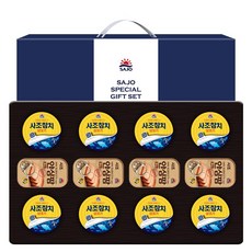 안심팜혼합선물세트 4-8호 (안심팜 4개 + 사조참치 8개), 1세트