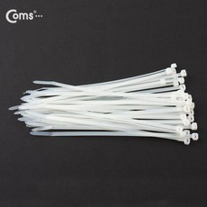 [T1680] Coms 케이블 타이(100pcs) CHS-5 x 200/흰색 200mm x 5mm, 1개