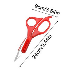 다기능 미끄럼 방지 새우 가위 해물 효율적인 다리 크래커 도구, 1개, 1. Red