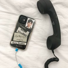 선물 부모님 레트로 전화기 수화기 감성 청취기 핸드폰, B. 블랙