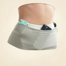 [매장정품] 모나코올리브 뱃살슬림 초밀착 이너 러닝벨트 3166004, 뱃살슬림 러닝벨트 그레이S