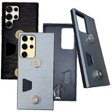 오토바이 배달 라이더 자석 무선 충전 일체형 핸드폰 범퍼 케이스 업무용 튼튼, 상세페이지 참조, 갤럭시 S23 (S911)_블랙