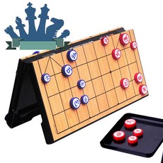 비오스리빙 명인089 휴대용 접이식 자석 장기 소형 장기알 장기판